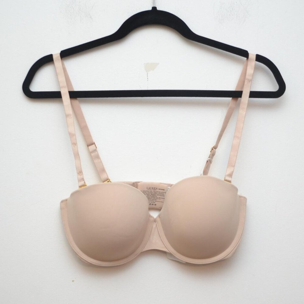 Lauren Ralph Lauren Luxe Soothing Convertible Bra BNWT Size 34D